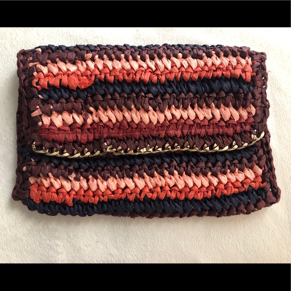H&M Multicolor Woven Clutch